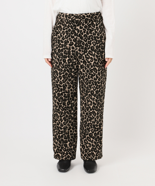 WEB限定追加》レオパードジャガードパンツ（その他パンツ）｜JOURNAL