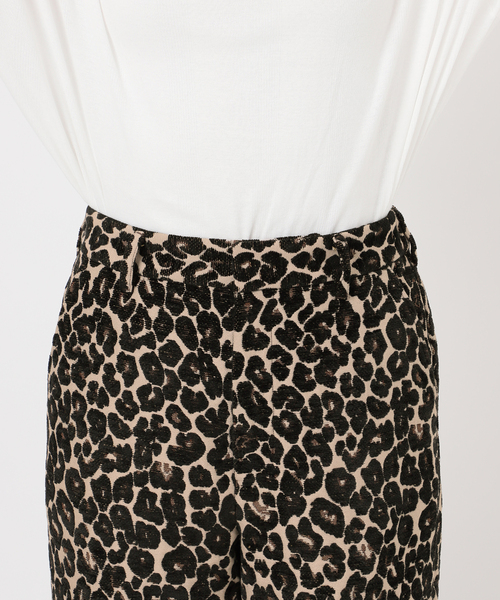 WEB限定追加》レオパードジャガードパンツ（その他パンツ）｜JOURNAL