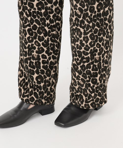 WEB限定追加》レオパードジャガードパンツ（その他パンツ）｜JOURNAL