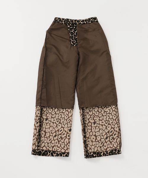 WEB限定追加》レオパードジャガードパンツ（その他パンツ）｜JOURNAL
