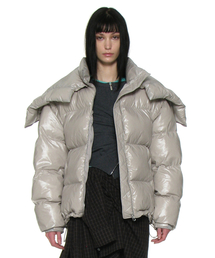 PARTIMENTO WOMEN（パルティメントウィメン）の「3Mシンサレートトランスフォームフードパーカー_グレー（ダウンジャケット/コート）」