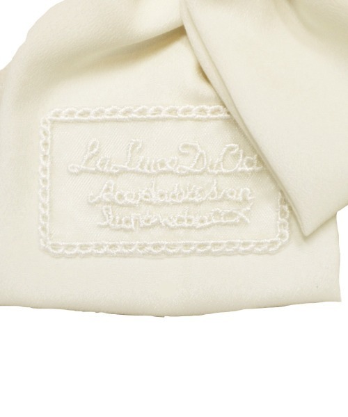 F i.n.t（フィント）の「レースタグ付きリボンバレッタ/fint フィント（バレッタ/ヘアクリップ・レディース・ライトピンク/オフホワイト・FREE）」の10枚目の写真