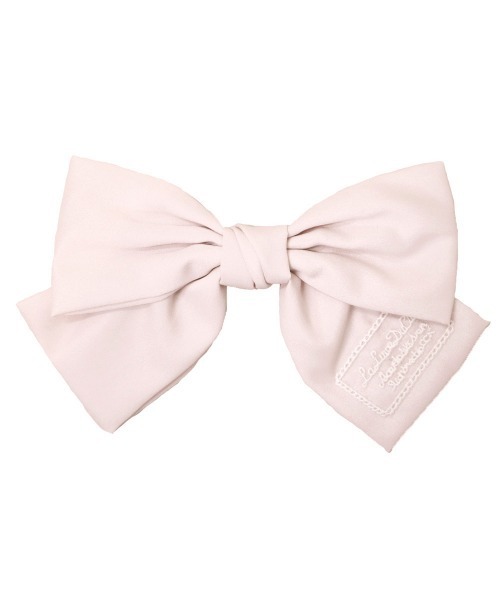 F i.n.t（フィント）の「レースタグ付きリボンバレッタ/fint フィント（バレッタ/ヘアクリップ・レディース・ライトピンク/オフホワイト・FREE）」の9枚目の写真