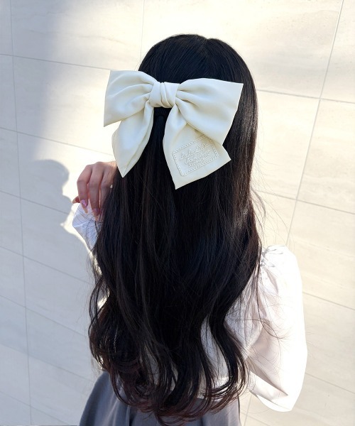 F i.n.t(フィント)の「レースタグ付きリボンバレッタ/fint フィント(バレッタ/ヘアクリップ・レディース・ライトピンク/オフホワイト・FREE)」の19枚目の写真
