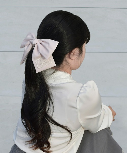 F i.n.t(フィント)の「レースタグ付きリボンバレッタ/fint フィント(バレッタ/ヘアクリップ・レディース・ライトピンク/オフホワイト・FREE)」の21枚目の写真