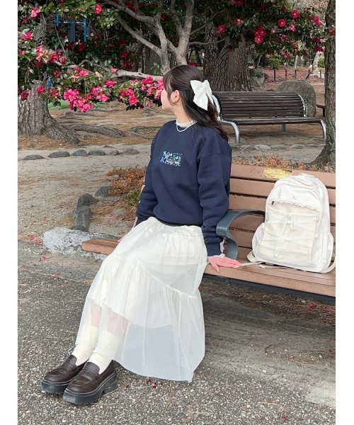 F i.n.t(フィント)の「レースタグ付きリボンバレッタ/fint フィント(バレッタ/ヘアクリップ・レディース・ライトピンク/オフホワイト・FREE)」の16枚目の写真
