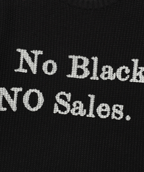 NICE GHOST CLUB(ナイスゴーストクラブ)の「FFATS POSITION KNIT_BLACK(NG2EFUK611A)(ニット/セーター・レディース・ブラック・S/M)」の4枚目の写真