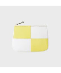 FUN FROM FUN（ファンフロムファン）の「チェックボードウォレット_レモンイエロー（札入れ/マネークリップ）」