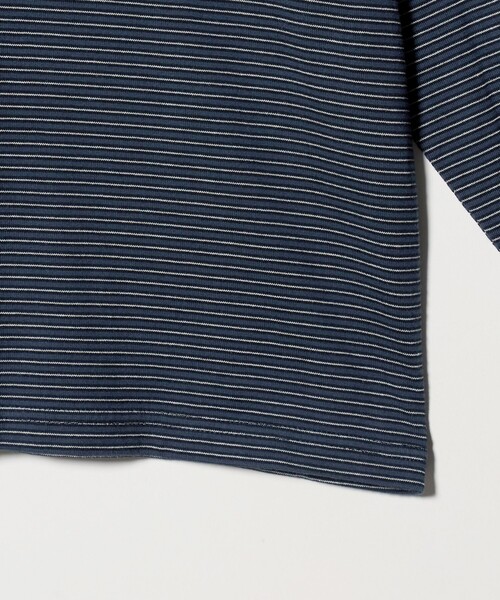 Yonetomi（ヨネトミ）の「【別注】＜YONETOMI＞ ボーダー クルーネック ロングスリーブ Tシャツ（Tシャツ/カットソー・メンズ・グレー系/ダークブラウン/ネイビー・1/2/3）」の15枚目の写真