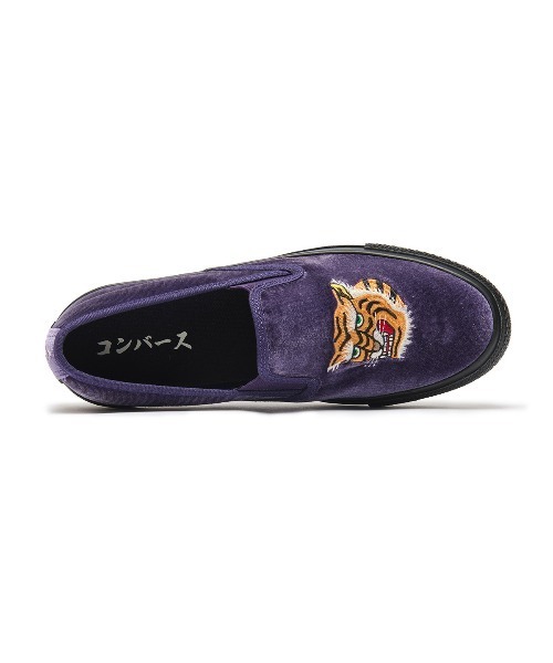 CONVERSE(コンバース)の「CONVERSE ALL STAR KUNGFU SLIP-ON(コンバース オールスター カンフー スリッポン)(モカシン/デッキシューズ・メンズ・パープル系/ブラック・24cm/26.5cm/27.5cm/23cm/23.5cm/24.5cm/25.5cm/26cm/27cm/28cm/29cm)」の16枚目の写真