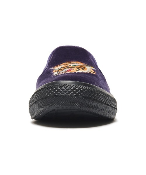 CONVERSE(コンバース)の「CONVERSE ALL STAR KUNGFU SLIP-ON(コンバース オールスター カンフー スリッポン)(モカシン/デッキシューズ・メンズ・パープル系/ブラック・24cm/26.5cm/27.5cm/23cm/23.5cm/24.5cm/25.5cm/26cm/27cm/28cm/29cm)」の4枚目の写真