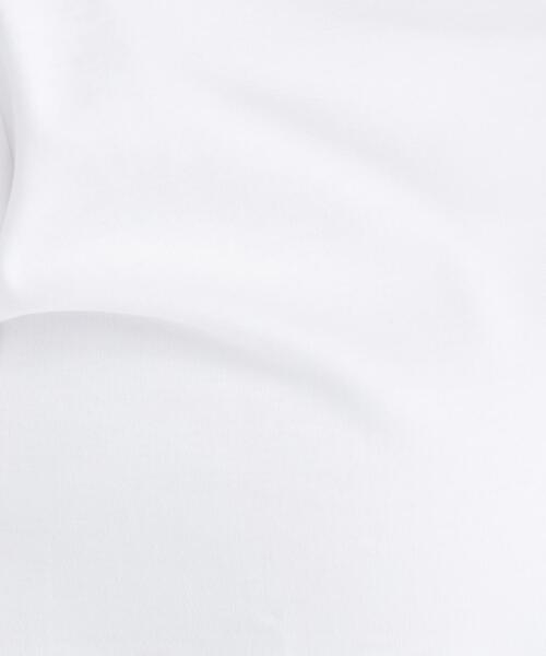 NATURAL BEAUTY BASIC(ナチュラルビューティーベーシック)の「<接触冷感>◇ベーシックTシャツ スクエアネック(Tシャツ/カットソー・レディース・ブラック/オフホワイト/グレー・FREE)」の4枚目の写真