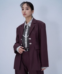 HARE | チャイナカナグミドルジャケット(HARE)(テーラードジャケット)