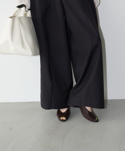 chuclla（チュクラ）の「センターシーム ボリュームパンツ chw26s076（その他パンツ・レディース・ダークグレー/ダークパープル・M/L）」の8枚目の写真
