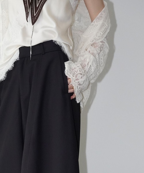 chuclla（チュクラ）の「センターシーム ボリュームパンツ chw26s076（その他パンツ・レディース・ダークグレー/ダークパープル・M/L）」の9枚目の写真
