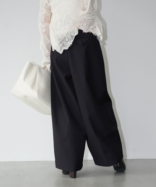 chuclla（チュクラ）の「センターシーム ボリュームパンツ chw26s076（その他パンツ・レディース・ダークグレー/ダークパープル・M/L）」の10枚目の写真
