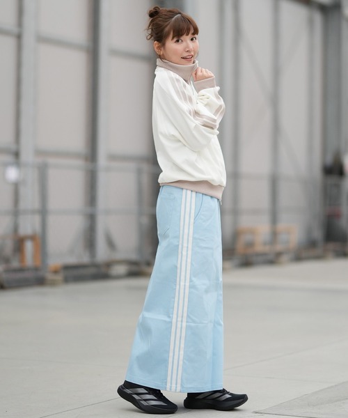 adidas（アディダス）の「adidas/アディダス Ｗ　ＳＴＡＤＩＵＭ Ｃ ロングデニムスカート DK592（スカート・レディース・ネイビー/スカイブルー・M/L）」の20枚目の写真