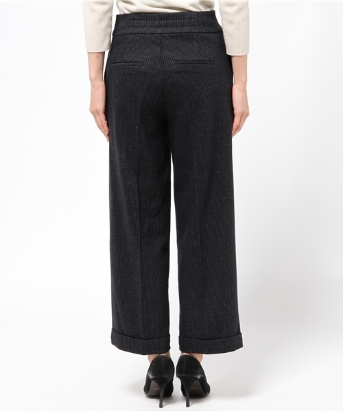 OUTLET(アウトレット)の「【CIAOPANIC TYPY】ウール混ジャージーワイドパンツ(その他パンツ・レディース・ネイビー/チャコールグレー・LARGE/SMALL/MEDIUM)」の7枚目の写真