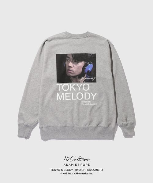 ADAM ET ROPE'（アダムエロペ）の「【Tokyo Melody Ryuichi Sakamoto × 10Culture / ADAM ET ROPE'】 SWEAT（スウェット・メンズ・ブラック系その他2/ブラック/スミクロ/ブラック系その他3/ブラック系その他/チャコールグレー・M/XL/L）」の17枚目の写真