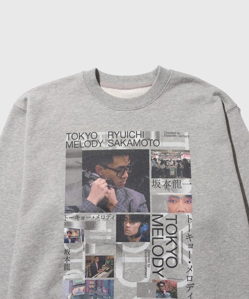 ADAM ET ROPE'（アダムエロペ）の「【Tokyo Melody Ryuichi Sakamoto × 10Culture / ADAM ET ROPE'】 SWEAT（スウェット・メンズ・ブラック系その他2/ブラック/スミクロ/ブラック系その他3/ブラック系その他/チャコールグレー・M/XL/L）」の22枚目の写真