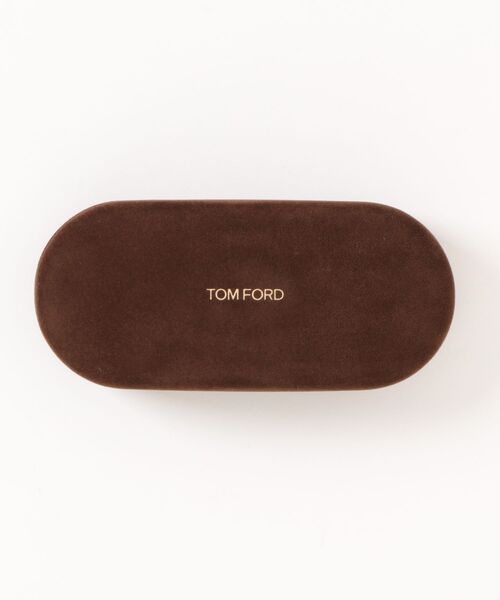 TOM FORD（トム フォード）の「【TOM FORD/トムフォード】オーバル メガネ TF6112-D-B 001 PCメガネ ブルーライトカット（メガネ・メンズ・ブラック・FREE）」の4枚目の写真