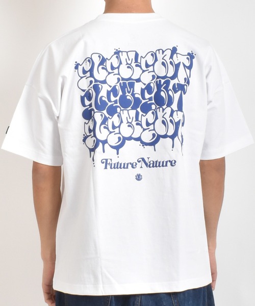 ELEMENT（エレメント）の「ELEMENT/エレメント 半袖 Tシャツ BG021P14（Tシャツ/カットソー・メンズ・ブルー/ブラック/ホワイト・XL/L/M）」の2枚目の写真