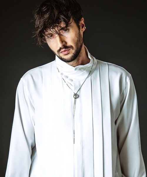 NO ID.（ノーアイディ）の「【NO ID.】Metal Loop Tie / メタル ループ タイ（ネクタイ・メンズ・シルバー・ONE SIZE）」の7枚目の写真