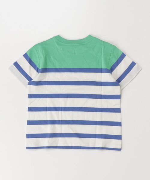 POLO RALPH LAUREN CHILDRENSWEAR(ポロ ラルフ ローレン チルドレンズウェア)の「ストライプド コットン ジャージー Tシャツ(Tシャツ/カットソー・キッズ・グリーン・7/3/6/4)」の2枚目の写真