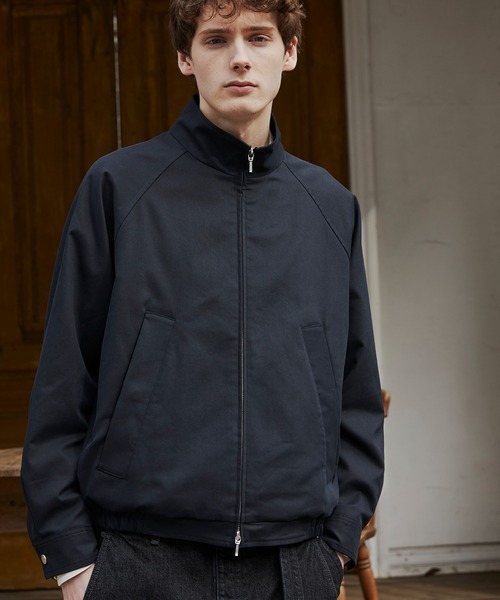 PUBLIC TOKYO（パブリックトウキョウ）の「【再入荷なし】スタンドカラージップアップブルゾン 　/２WAY/春服/ジャケット/ハリントン/ラグラン（ブルゾン・メンズ・ブラック/ベージュ・1/2）」の16枚目の写真