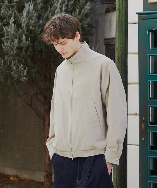 PUBLIC TOKYO（パブリックトウキョウ）の「【再入荷なし】スタンドカラージップアップブルゾン 　/２WAY/春服/ジャケット/ハリントン/ラグラン（ブルゾン・メンズ・ブラック/ベージュ・1/2）」の11枚目の写真