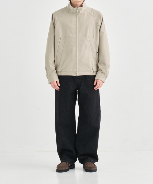 PUBLIC TOKYO（パブリックトウキョウ）の「【再入荷なし】スタンドカラージップアップブルゾン 　/２WAY/春服/ジャケット/ハリントン/ラグラン（ブルゾン・メンズ・ブラック/ベージュ・1/2）」の18枚目の写真