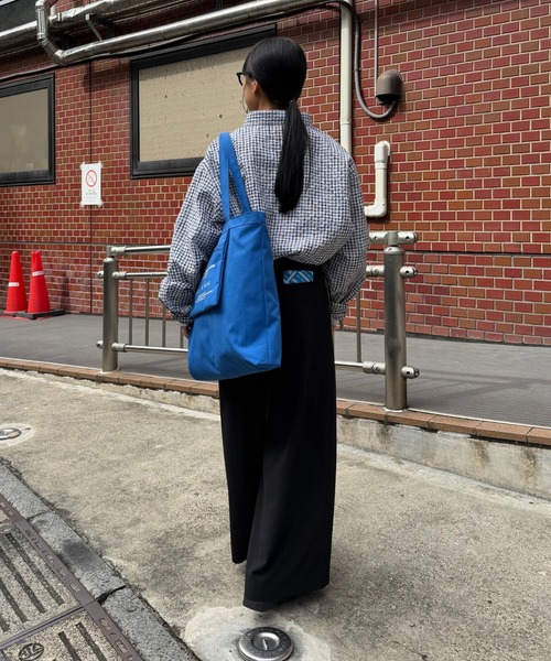 COLONY 2139(コロニートゥーワンスリーナイン)の「チェックサッカー長袖シャツ(シャツ/ブラウス・メンズ・サックスブルー/ブラック/アイボリー・LARGE/MEDIUM)」の7枚目の写真