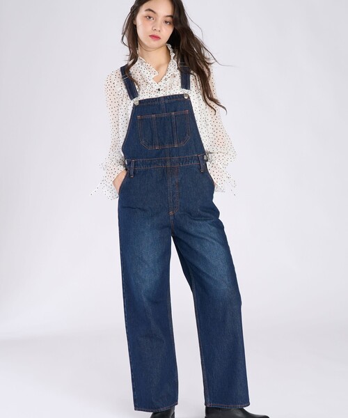 To b. by agnes b.(トゥービーバイアニエスベー)の「To b. by agnes b. × NEEDBY heritage PENELOPE WITH TO B.(サロペット/オーバーオール・レディース・ブルー系その他・2/1)」の3枚目の写真