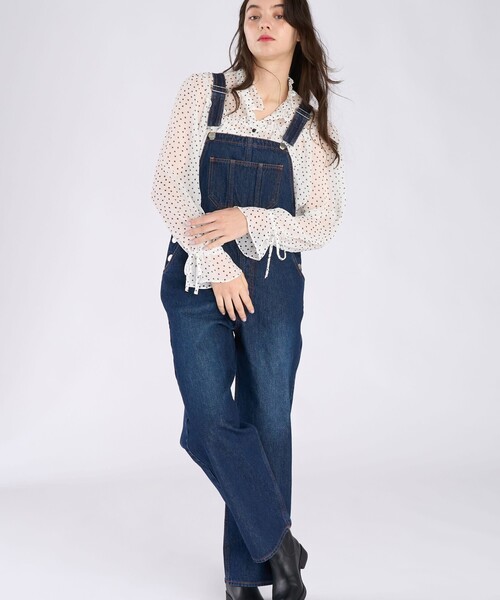 To b. by agnes b.(トゥービーバイアニエスベー)の「To b. by agnes b. × NEEDBY heritage PENELOPE WITH TO B.(サロペット/オーバーオール・レディース・ブルー系その他・2/1)」の4枚目の写真