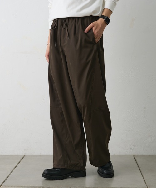 COLONY 2139(コロニートゥーワンスリーナイン)の「ストレッチツイルバレルイージーパンツ(その他パンツ・メンズ・ブラック/ホワイト/ブラウン・MEDIUM/LARGE)」の3枚目の写真