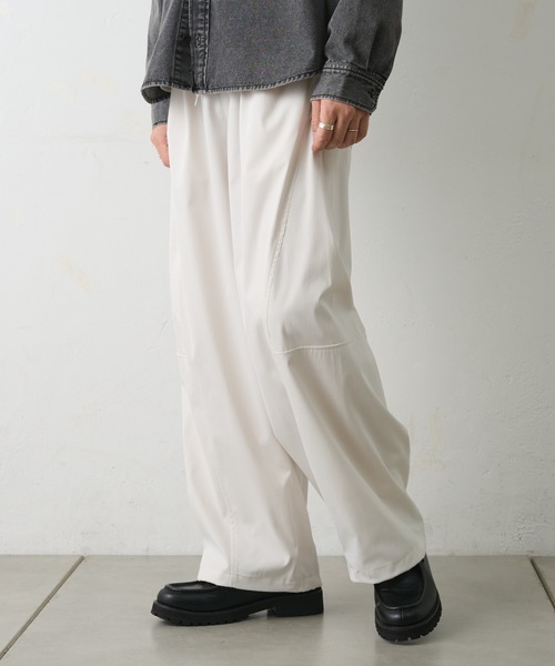 COLONY 2139(コロニートゥーワンスリーナイン)の「ストレッチツイルバレルイージーパンツ(その他パンツ・メンズ・ブラック/ホワイト/ブラウン・MEDIUM/LARGE)」の7枚目の写真