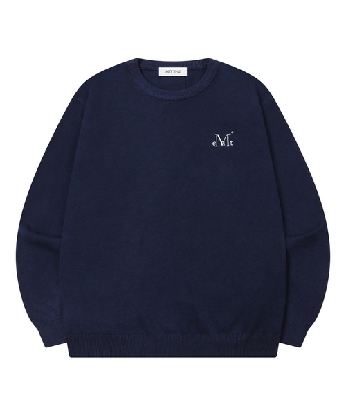 MUCENT(ムセント)の「アドリアンバッグレザー ルーズフィットニット 男女共用 (4カラー)(ニット/セーター・レディース・グレー/ブラック/ネイビー/ホワイト・FREE)」の4枚目の写真