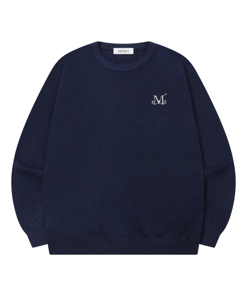 MUCENT(ムセント)の「アドリアンバッグレザー ルーズフィットニット 男女共用 (4カラー)(ニット/セーター・レディース・グレー/ブラック/ネイビー/ホワイト・FREE)」の8枚目の写真