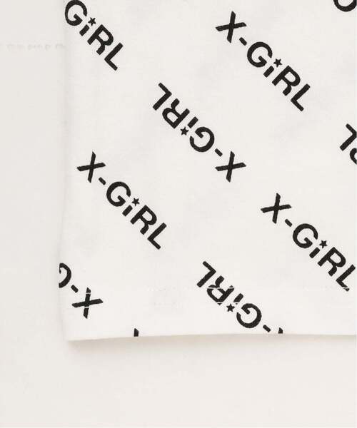X-girl Stages（エックスガールステージス）の「ロゴ長袖Tシャツ+総柄ロゴタンクトップセット（Tシャツ/カットソー・キッズ・ブラック/オレンジ/ピンク・140cm/130cm/110cm/120cm/90cm/100cm）」の7枚目の写真