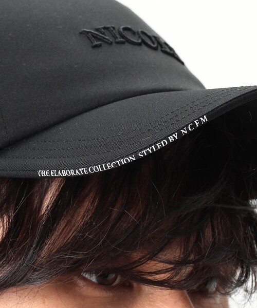NICOLE CLUB FOR MEN（ニコルクラブフォーメン）の「5パネルキャップ（ハット・メンズ・ネイビー×ホワイト/ブラック・FREE）」の15枚目の写真