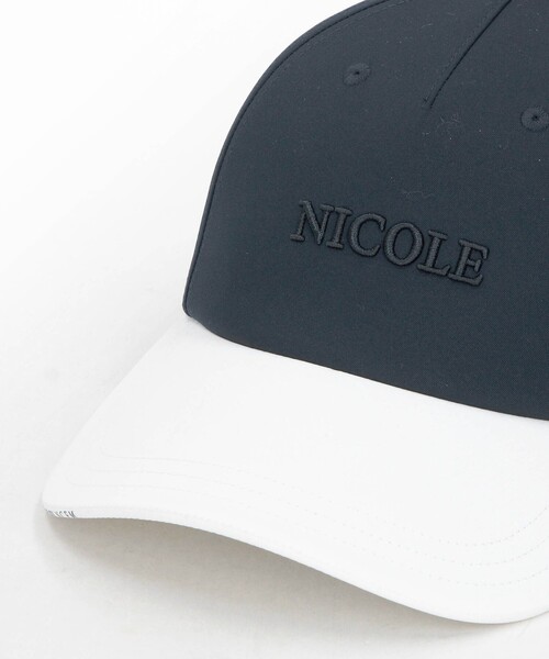 NICOLE CLUB FOR MEN（ニコルクラブフォーメン）の「5パネルキャップ（ハット・メンズ・ネイビー×ホワイト/ブラック・FREE）」の17枚目の写真