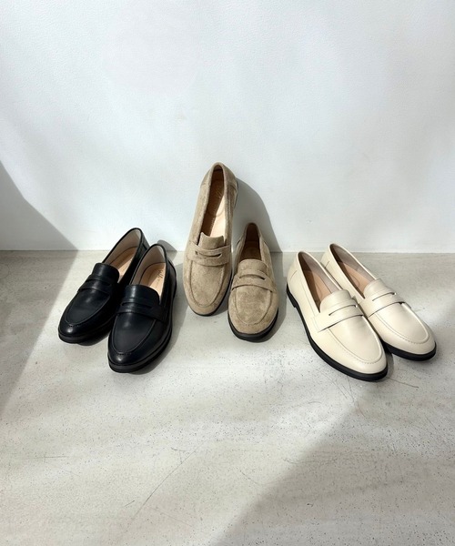 WA ORiental TRaffic（ダブルエーオリエンタルトラフィック）の「軽量 ソフト ローファー /62116（パンプス・レディース・ブラック/カーキ/ベージュ・34/35/36/37/38/39/40/41/42/33/43）」の3枚目の写真