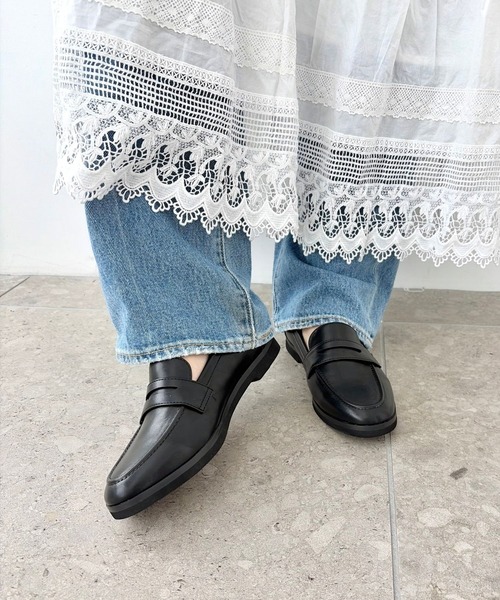 WA ORiental TRaffic（ダブルエーオリエンタルトラフィック）の「軽量 ソフト ローファー /62116（パンプス・レディース・ブラック/カーキ/ベージュ・34/35/36/37/38/39/40/41/42/33/43）」の9枚目の写真