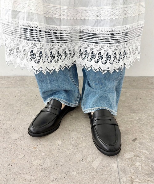 WA ORiental TRaffic（ダブルエーオリエンタルトラフィック）の「軽量 ソフト ローファー /62116（パンプス・レディース・ブラック/カーキ/ベージュ・34/35/36/37/38/39/40/41/42/33/43）」の10枚目の写真