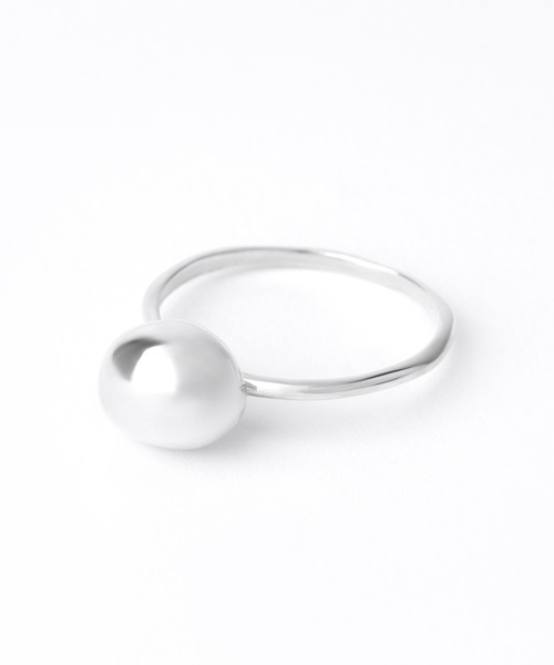 シルバーバロックパールリング/26SS/レディース/メンズ（リング