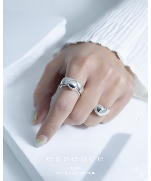 シルバーバロックパールリング/26SS/レディース/メンズ（リング