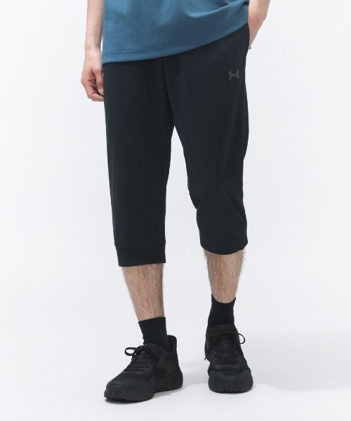 UNDER ARMOUR（アンダーアーマー）の「アンダーアーマー  UAライバル ライトウエイト テリー 3/4パンツ（その他パンツ・メンズ・ブラック/グレー・3L/LL/M/S/L）」の2枚目の写真