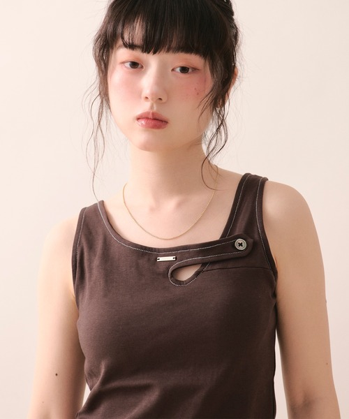 stitch design tank top / ステッチデザインタンクトップ（タンク