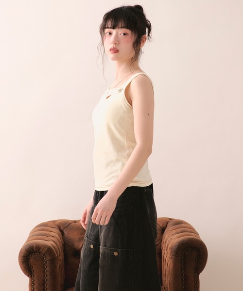 stitch design tank top / ステッチデザインタンクトップ（タンク