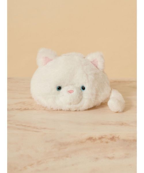 SNIDEL（スナイデル）の「キャットポーチ（ポーチ・レディース・グレイッシュベージュ/ブラック/アイボリー・F）」の2枚目の写真